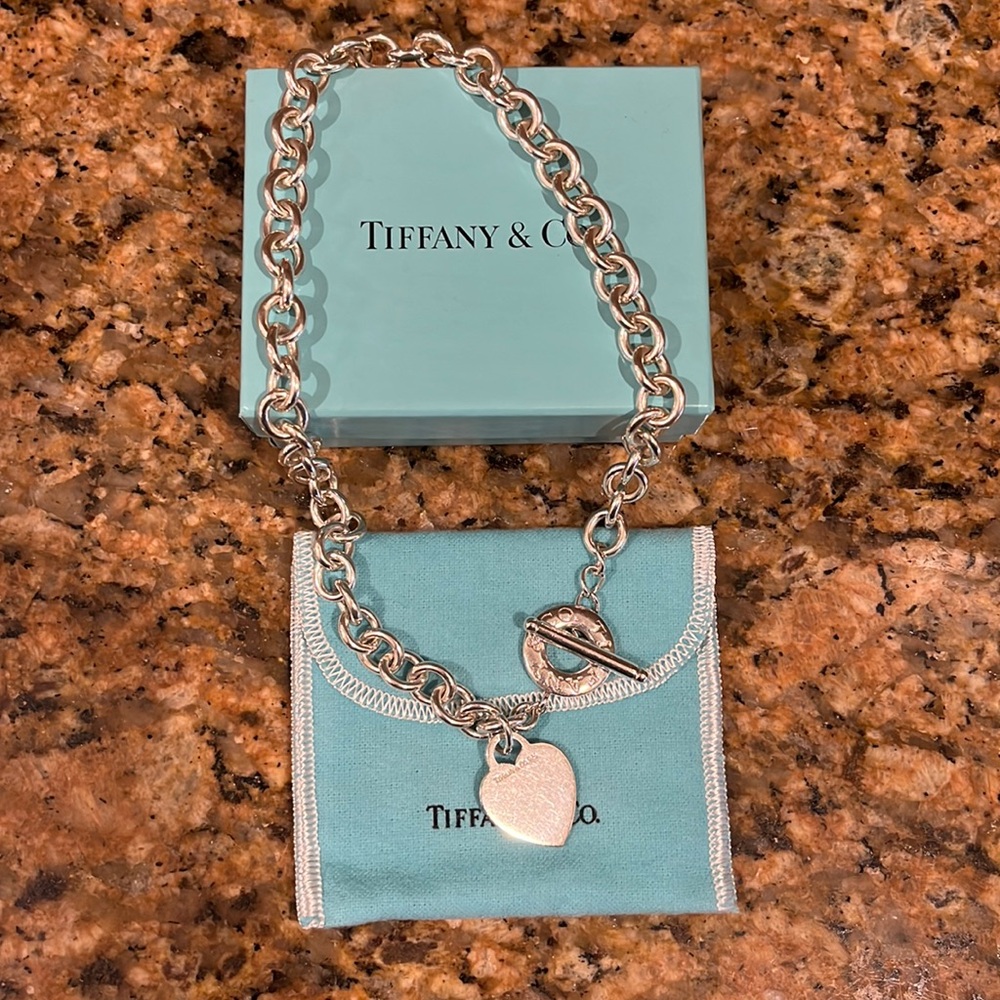 Return to Tiffany heart silver chain necklace